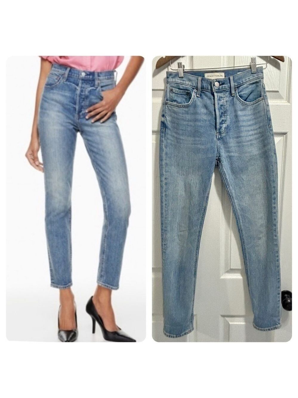 Aritzia Denim Forum The Yoko High Rise
Slim High Rise Denim Jeans Size 25 28L
